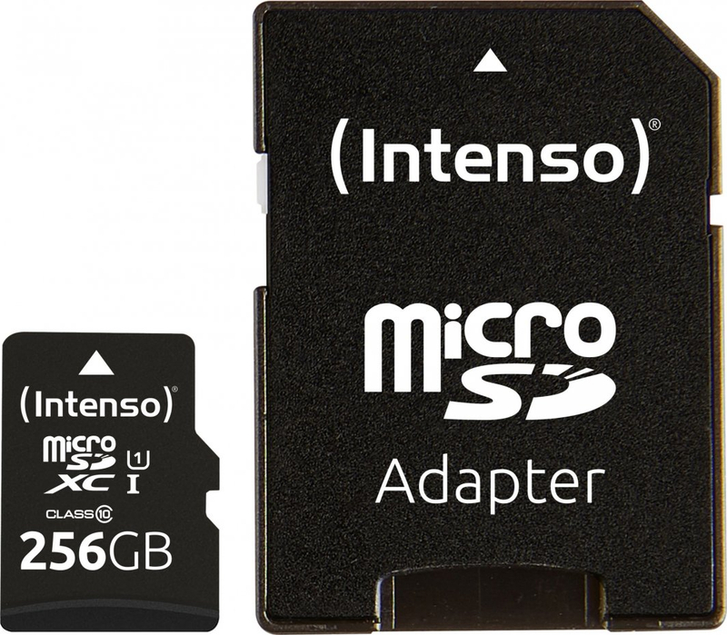 Kartë memorie Intenso Performance MicroSDXC, 256GB, Class 10 UHS I U1