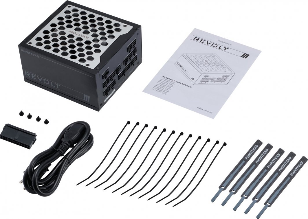 Burim energjie Phanteks Revolt PH-P1000PR_BK01C ATX 3.0, 1000W