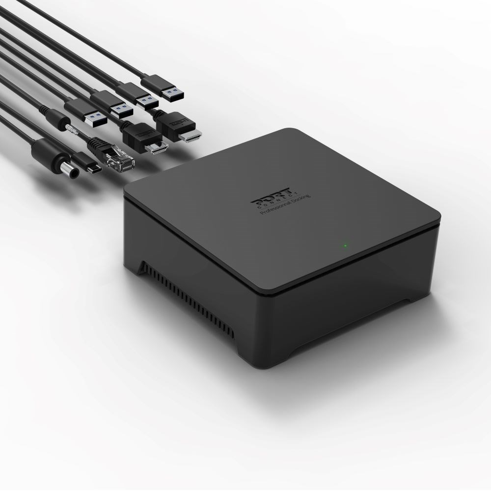 Stacion docking USB-A & USB-C, 2K HDMI, 100W, i zi