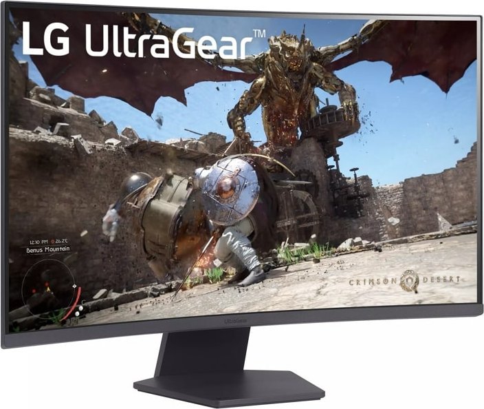 Monitor LG 32GS60QC-B, 31.5", Quad HD 2560 x 1440, i zi