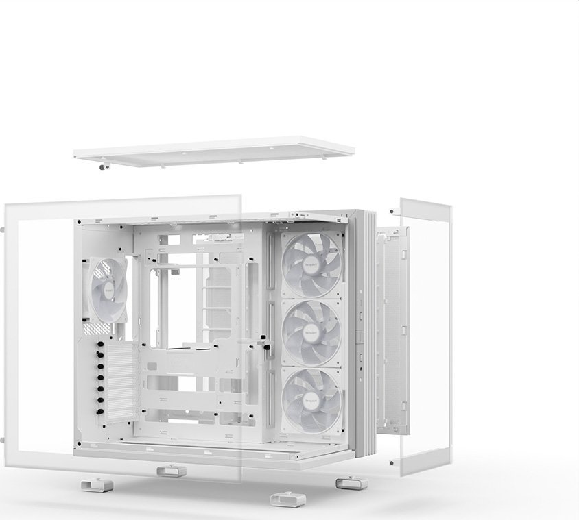 Kuti PC be quiet Light Base 600 LX, MIDI Tower, ARGB, e bardhë