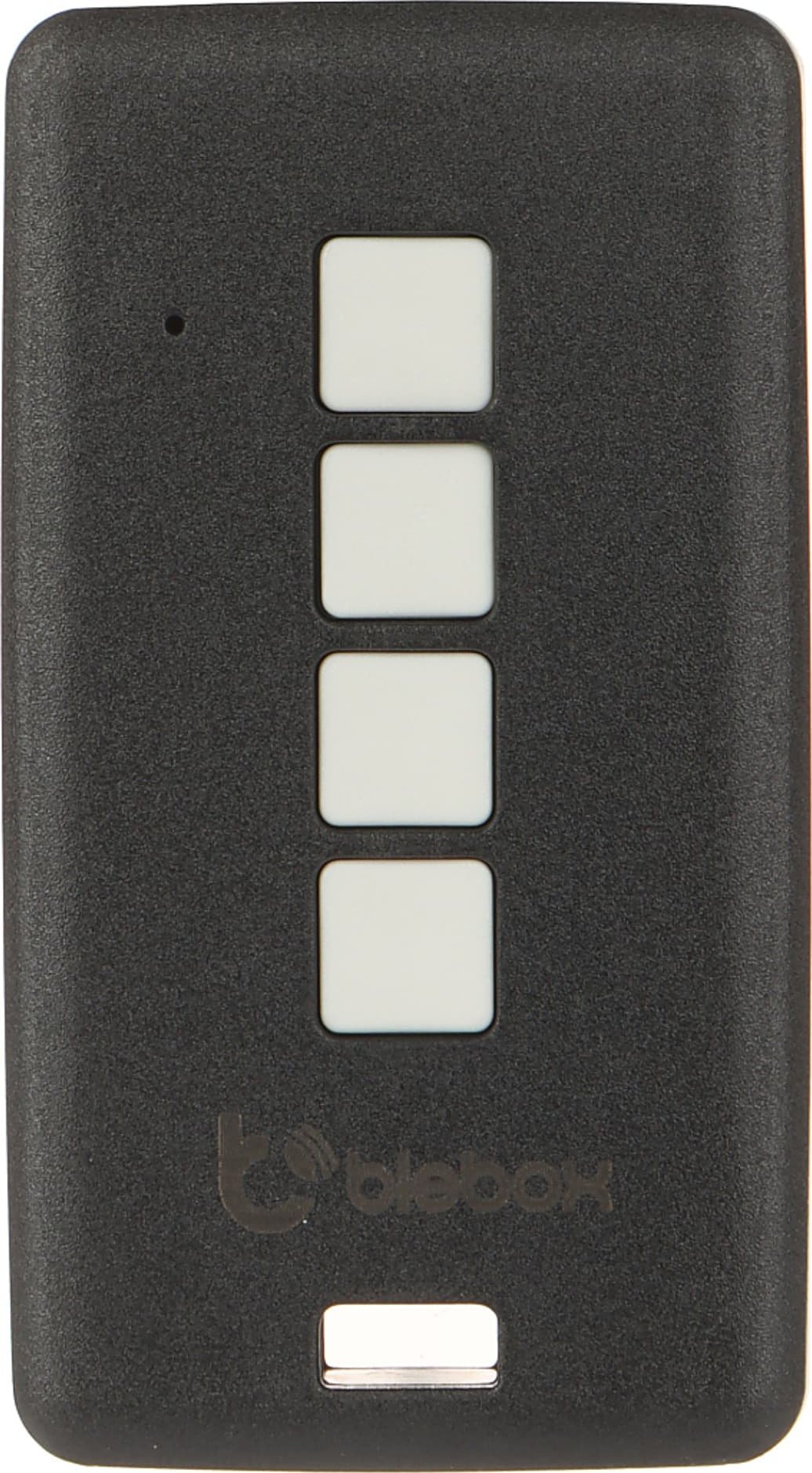Telekomandë inteligjente BleBox URemote Basic, karikim me kabllo, elemente plastike, gri