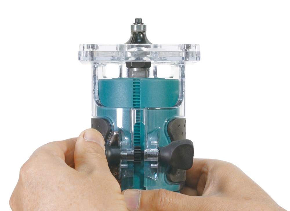 Frezë trimmer pa kabllo Makita DRT52 18V LXT, brushless, 1/4", pa bateri