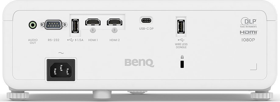 Projektor BenQ LH650, 4000 ANSI Lumens, Full HD 1080p, i zi e i bardhë