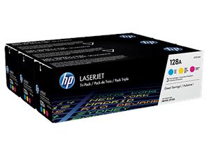 Toner HP 128A, set 3 copë, cyan magenta yellow