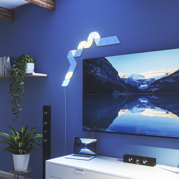 Panel dritash Nanoleaf, trekëndëshe, 10 copë