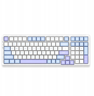 Механичка тастатура VGN V98 PRO V3, безжична, RGB, светло сина