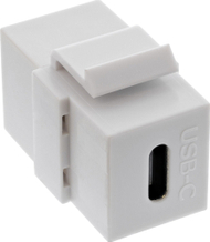 Modul snap in INLINE USB C, 1 portë, Power Delivery, i bardhë