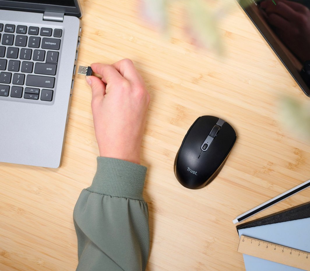 Maus Trust Ozaa, wireless, USB, i zi