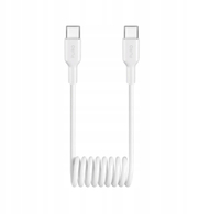Kabllo USB Puro, USB C në USB C, 1m, 25W, e bardhë