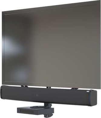 Kllapë montimi Barkan E850, për soundbar nën TV, metalike, e zezë