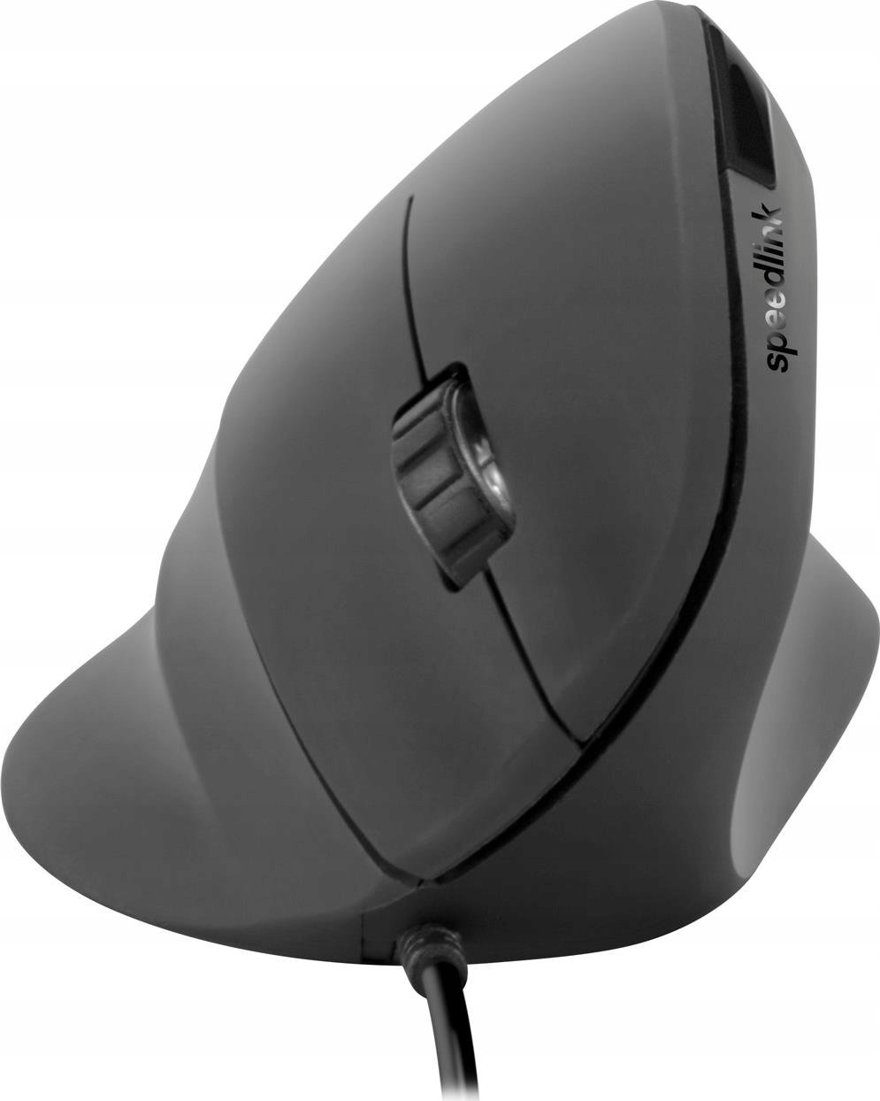 Maus vertikal Speedlink PIAVO, ergonomik, me kabllo USB, i zi