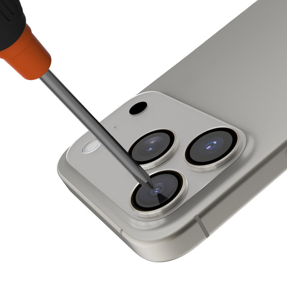 Mbrojtës xhami JCPal Preserver për kamera, iPhone 17 Pro Pro Max, transparent