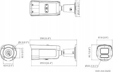 Kamerë sigurie Hikvision DS-2CD2647G2HT-LIZS, varifokale 2.8-12mm, për jashtë dhe brenda