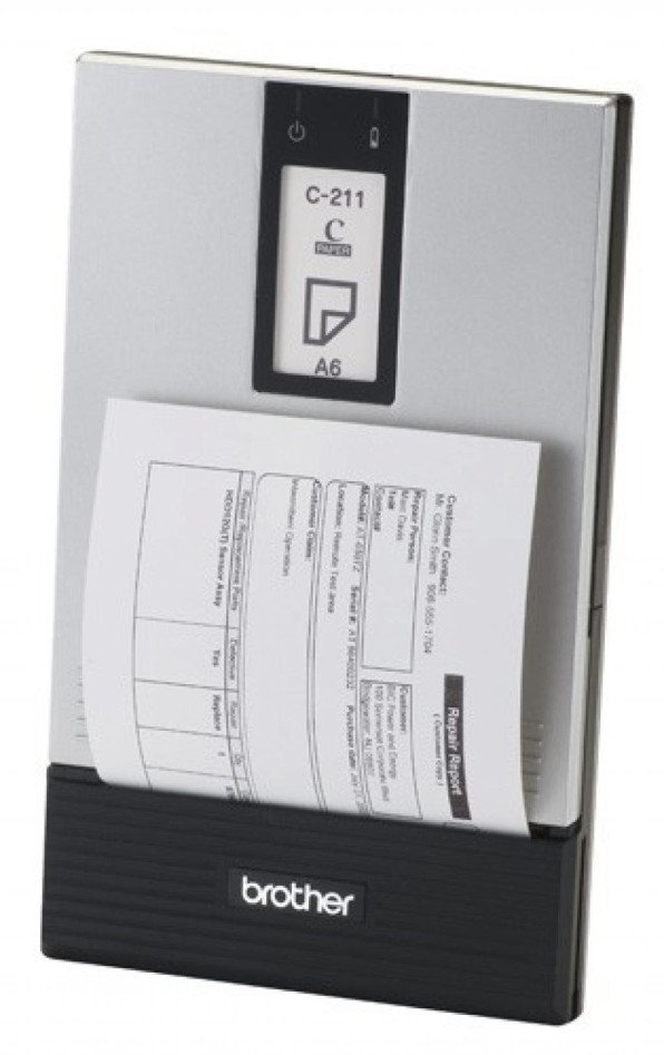 Printer termik portativ Brother MW 260A SmallMat, A6, Bluetooth USB, i bardhë