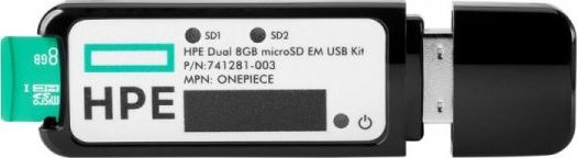 USB boot drive HPE 32GB MicroSD RAID 1, për ProLiant Gen10, i zi