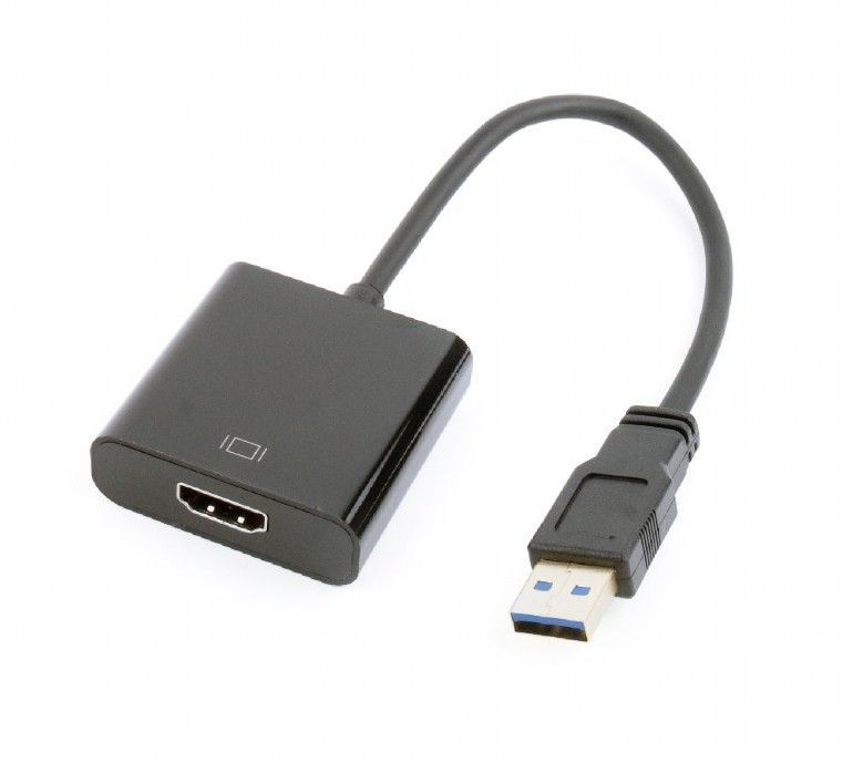 Përshtatës Gembird, USB në HDMI, i zi