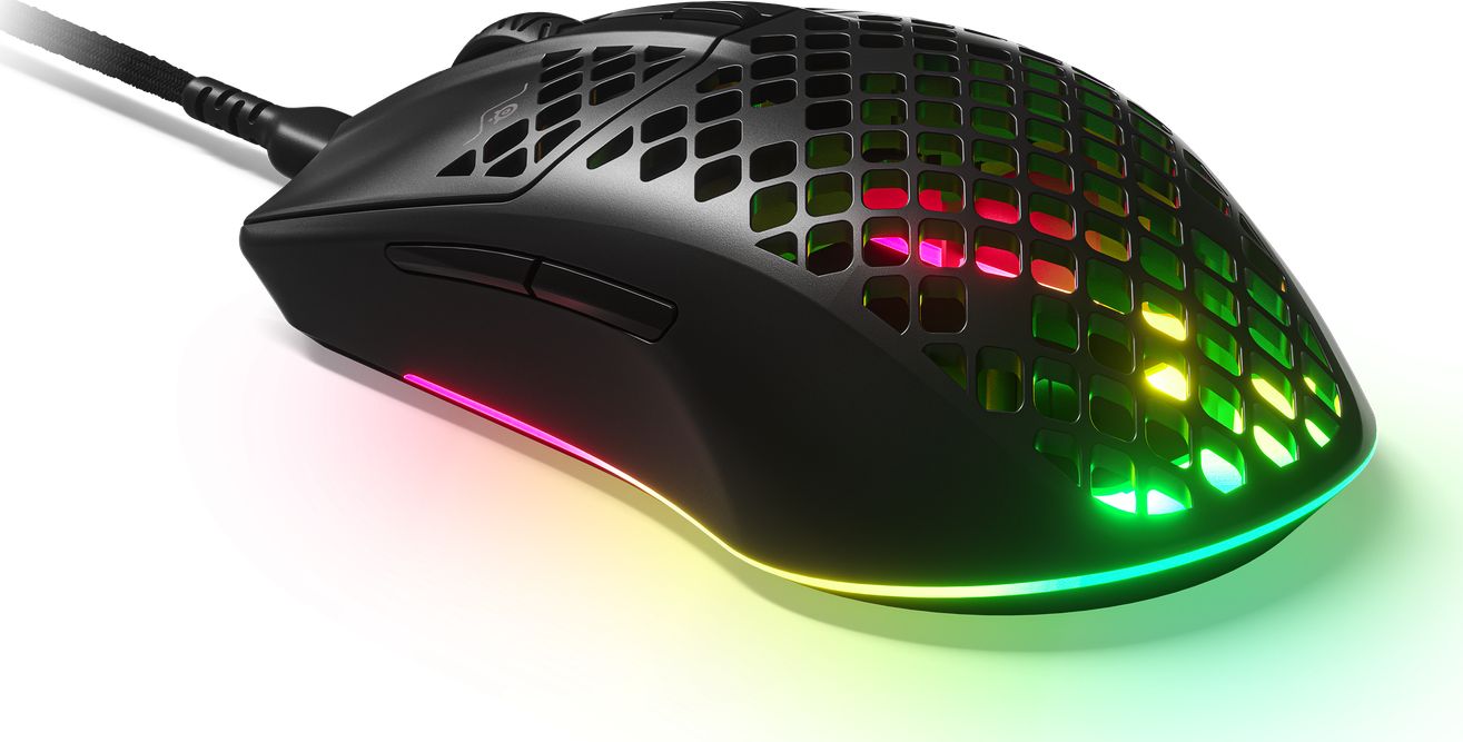 Maus gaming SteelSeries Aerox 3, optik, RGB, i zi 2