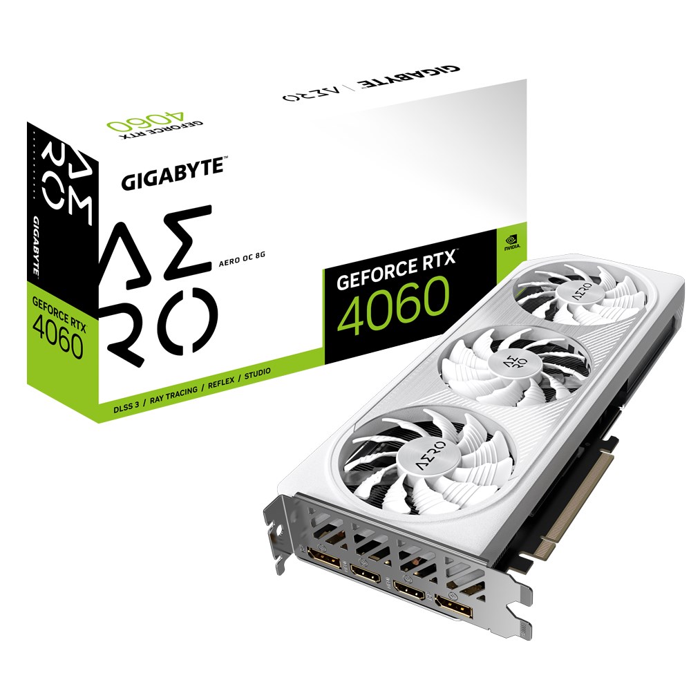 Kartelë grafike Gigabyte GeForce RTX 4060 Aero OC 8GB GDDR6