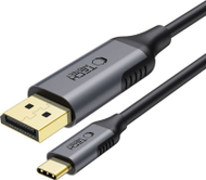 Kabllo Tech-Protect UltraBoost, USB C në DisplayPort 1.4, 8K 60Hz, 1.8m, e zezë