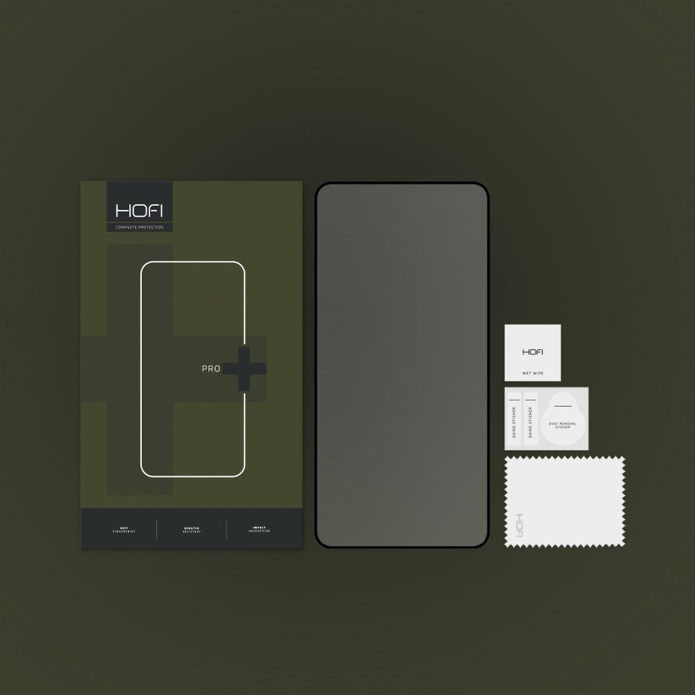 Mbrojtëse ekrani Hofi Glass Pro+, për Samsung Galaxy S23, xham i temperuar 9H, e zezë