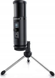 Mikrofon për lojëra Lorgar LRG-CMT313, USB Type C, me LED, i zi