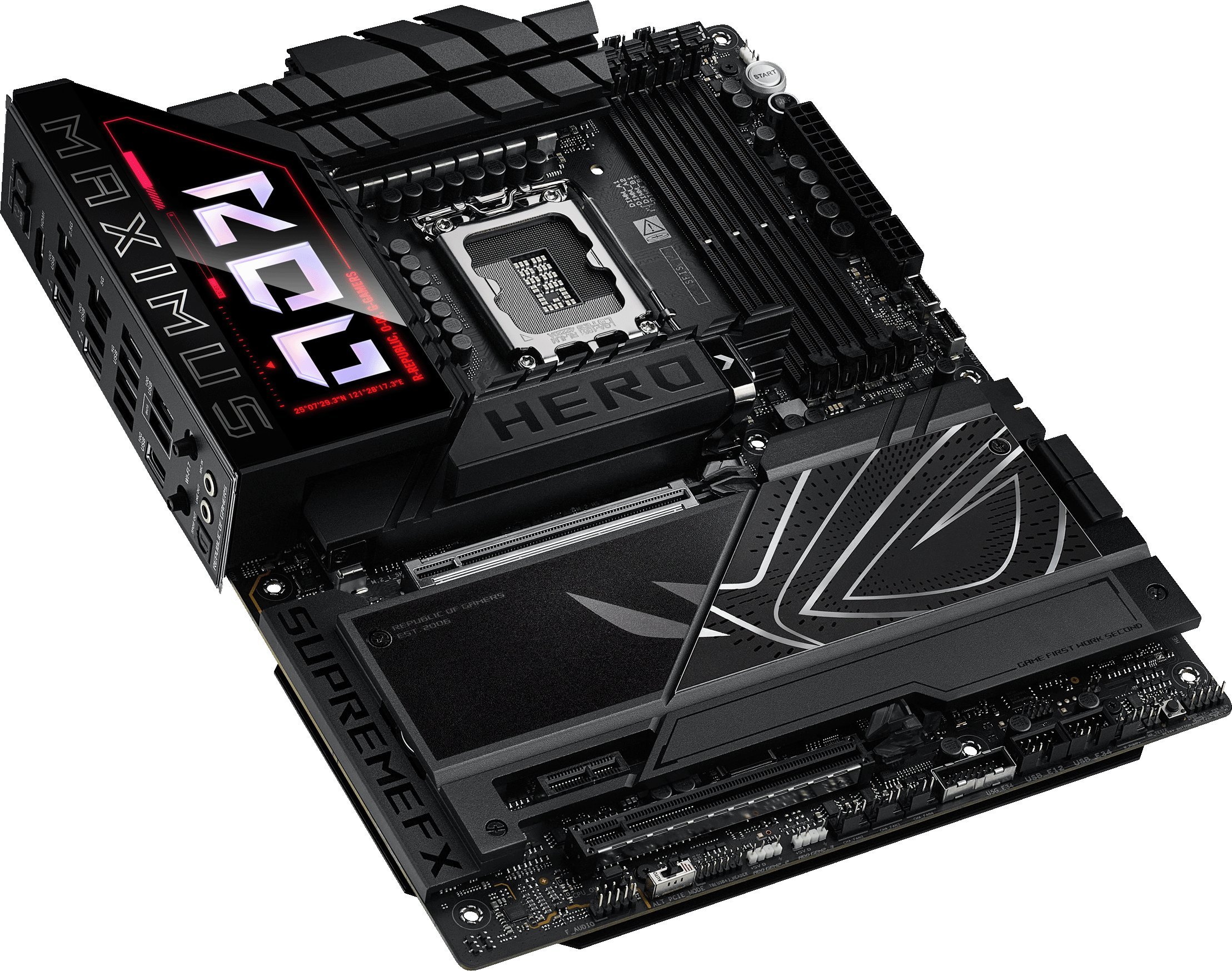 Pllakë amë ASUS ROG Maximus Z890 Hero, LGA 1851, DDR5, ATX, e zezë