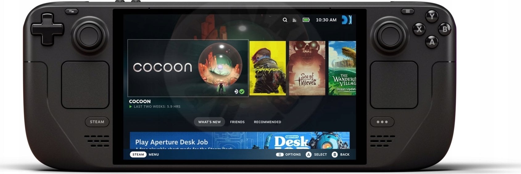 Konzolë portative Valve Steam Deck, 256GB, version UK, e zezë