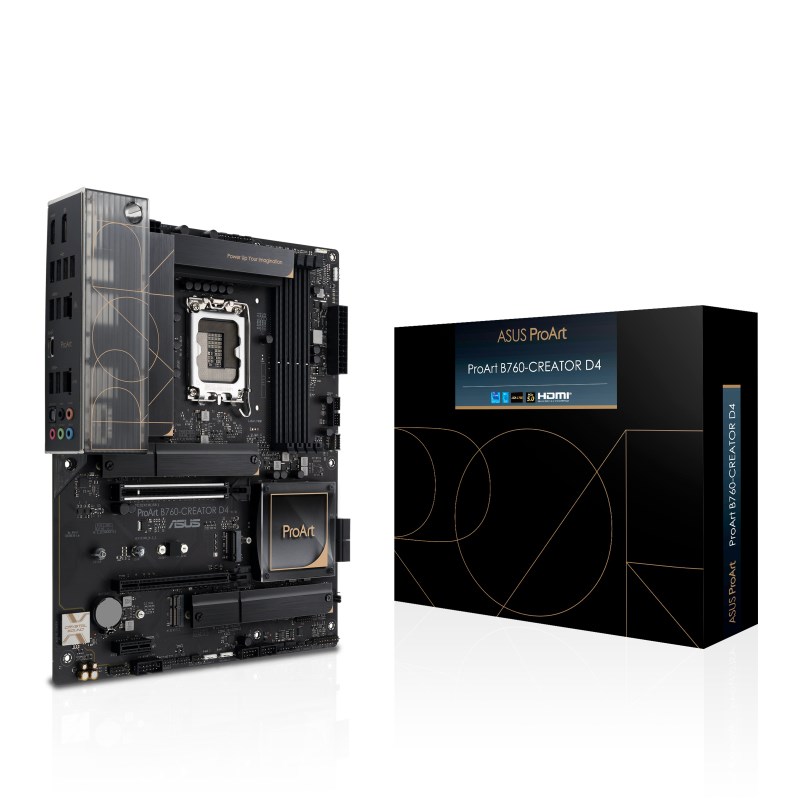 Pllakë amë ASUS PROART B760-CREATOR D4 Intel B760 LGA 1700 ATX