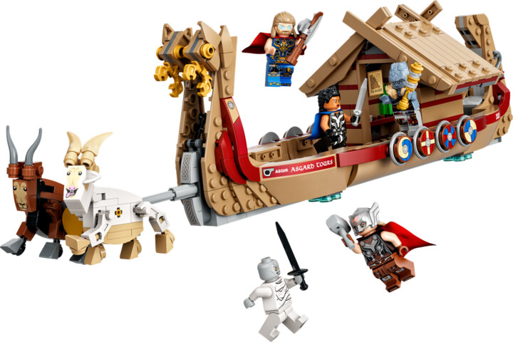 Set LEGO® Marvel Super Heroes 76208 Goat Sled Boat, 564 pjesë