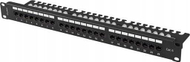 Patch panel Lanberg, 24 porta RJ45, Cat.6 UTP, 19" 1U, i zi