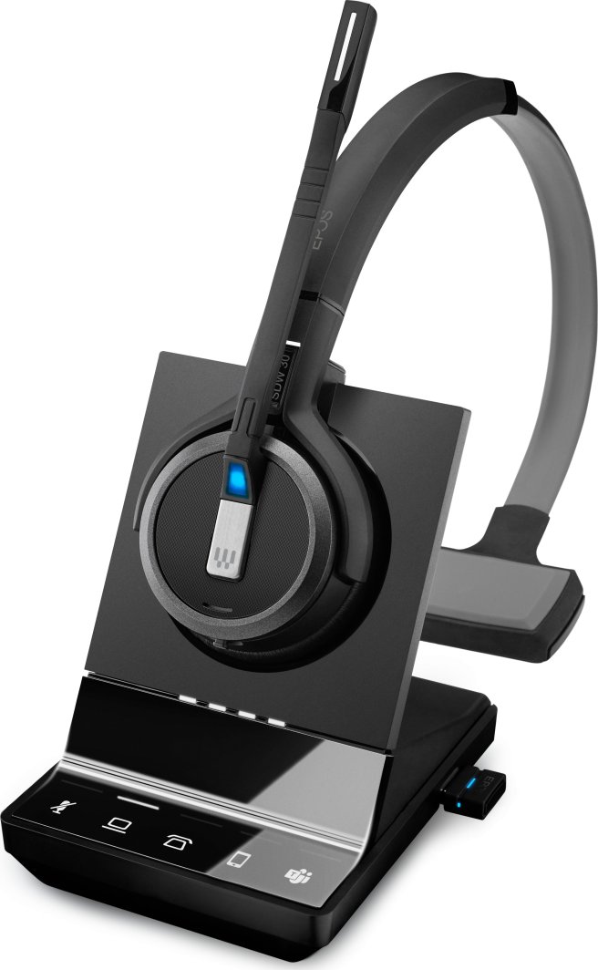Kufje pa tela EPOS Impact SDW5036T, mono on ear, zë me anulim zhurme, e zezë