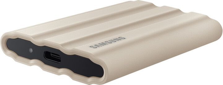 Екстерен диск Samsung T7 Shield, 2TB, беж