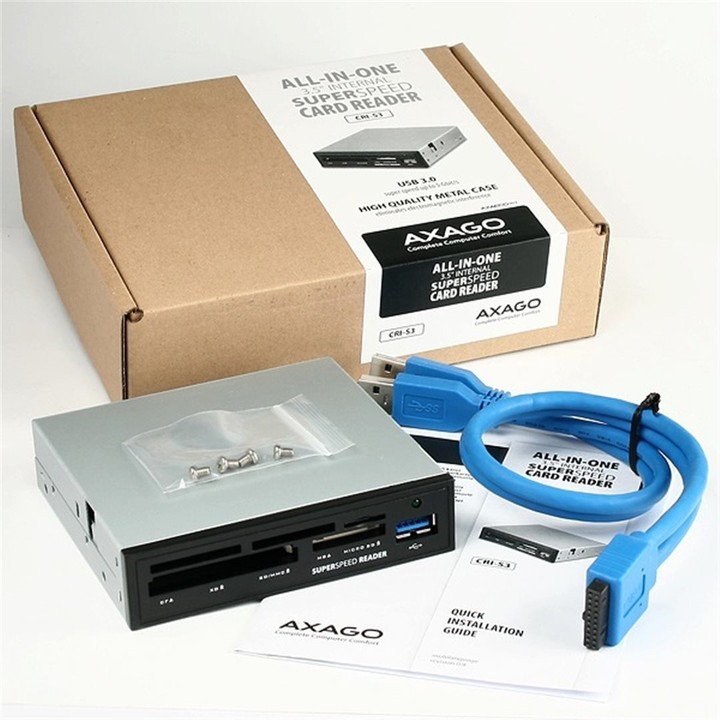 [OUTLET] Lexues kartash Axagon CRI-S3, 3.5"