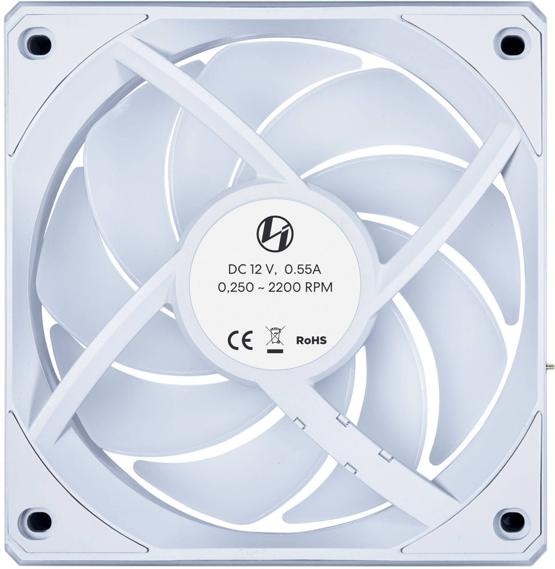 Ventilator kase Lian Li UNI FAN CL Wireless 120mm ARGB PWM, 2.4 GHz, i bardhë