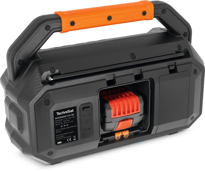 Radio TechniSat DigitRadio 231 OD, e zezë