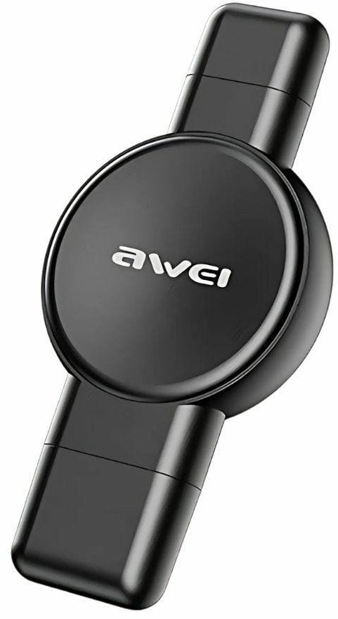 Karikues magnetik për smartwatch Awei W26, për Apple dhe Samsung Watch, i zi