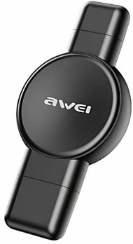 Karikues magnetik për smartwatch Awei W26, për Apple dhe Samsung Watch, i zi