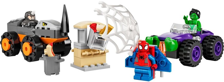 Играчка LEGO Marvel Super Heroes 10782 Hulk vs. Rhino - a duel of jeeps, 110 парчиња