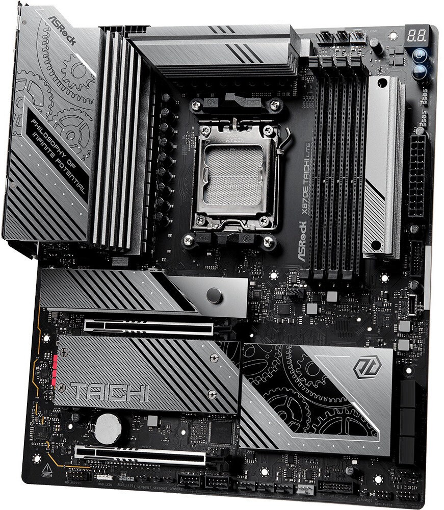 Pllakë amë Asrock X870E Taichi Lite, DDR5, E-ATX, Socket AM5, e zezë