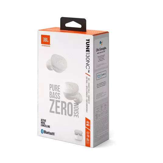 Dëgjuese JBL T130 NC TWS, të bardha