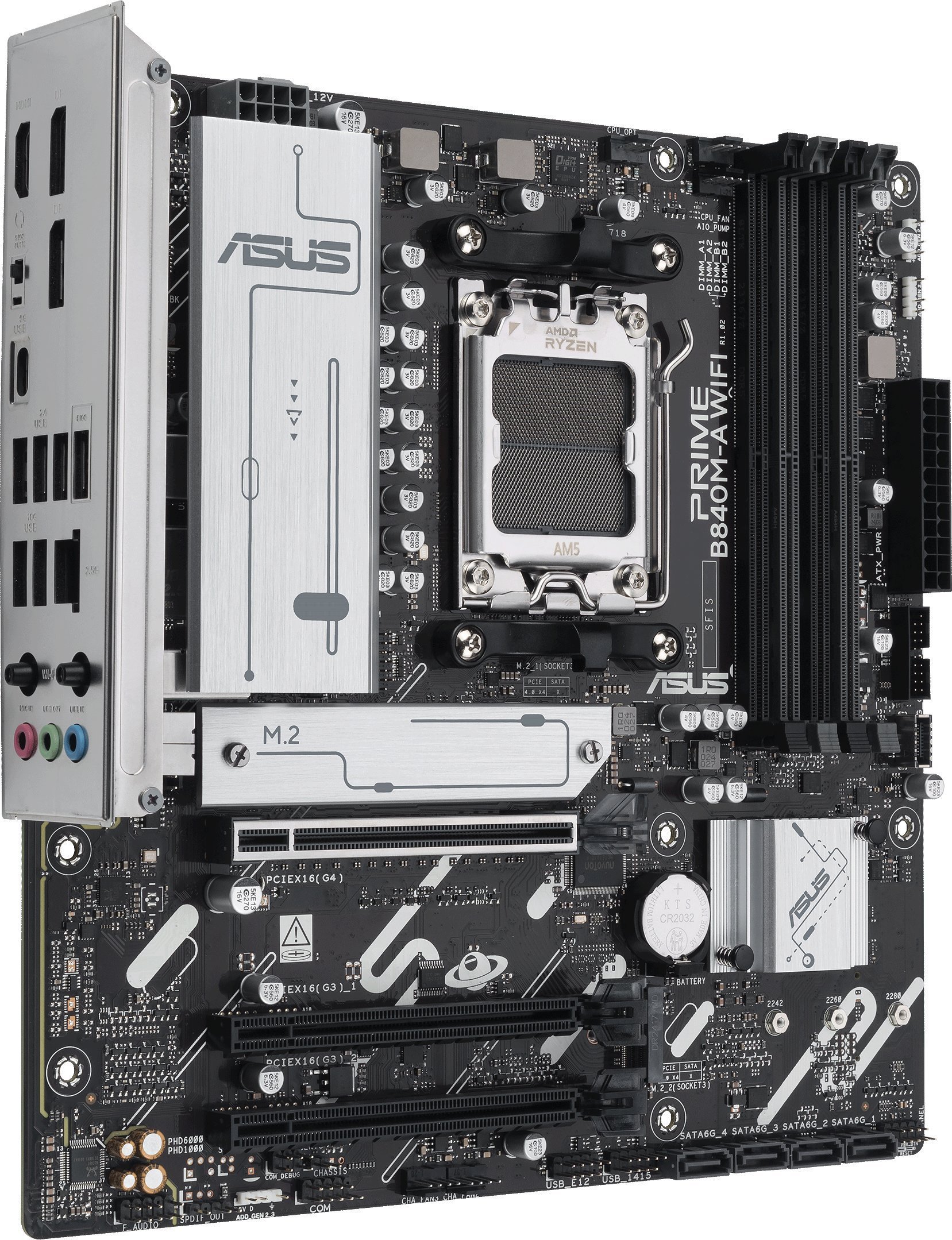 Motherboard ASUS PRIME B840M A WIFI, Socket AM5, Micro ATX