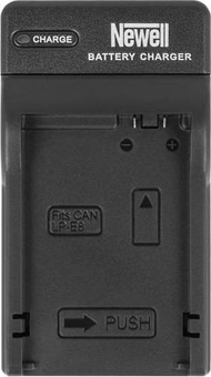 Karikues baterie për kamerë Newell DC-USB, për bateri LP-E8, i zi