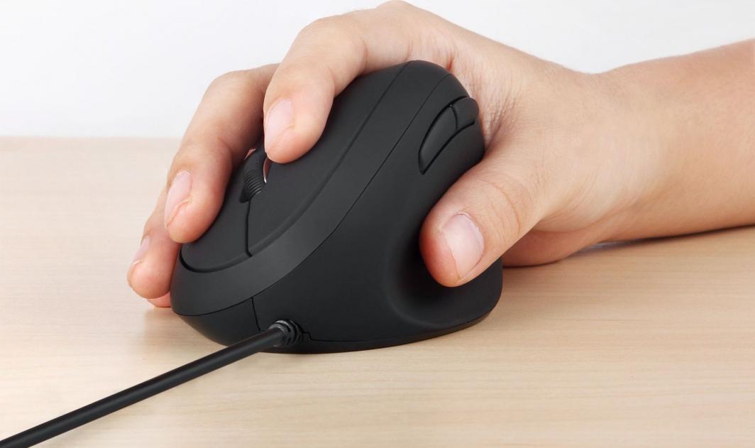 Maus Perixx Perimice-519, me kabllo, USB, i zi