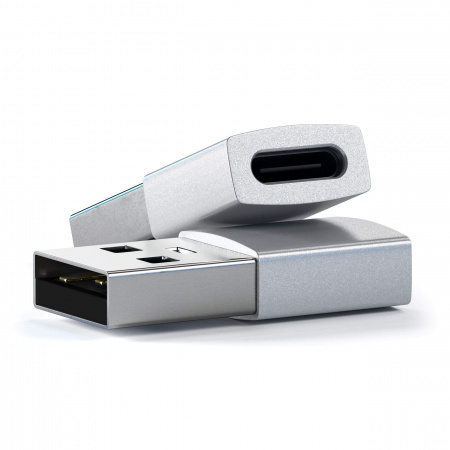 Përshtatës Satechi Aluminum USB-A - USB-C, i argjendtë