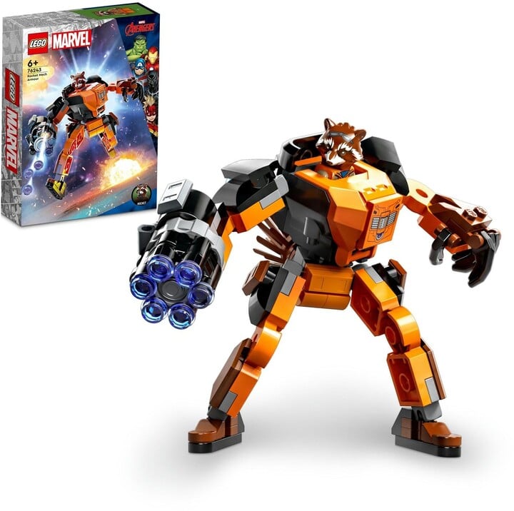 Set LEGO® Marvel 76243 Rocket in robotic armour, 98 pjesë