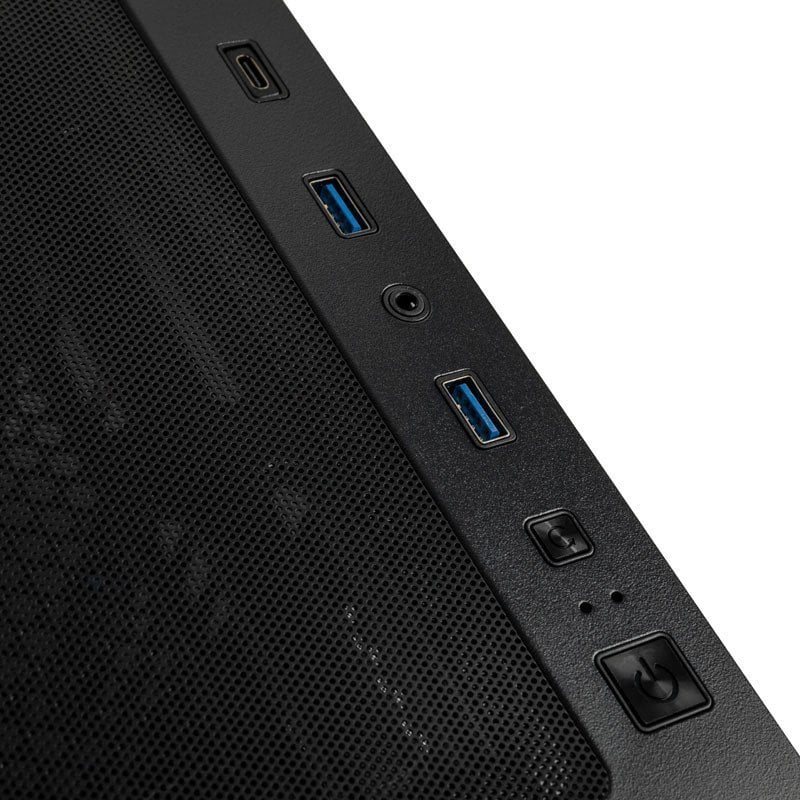 Kasë Raijintek PONOS Ultra Midi-Tower, Tempered Glass, e zezë