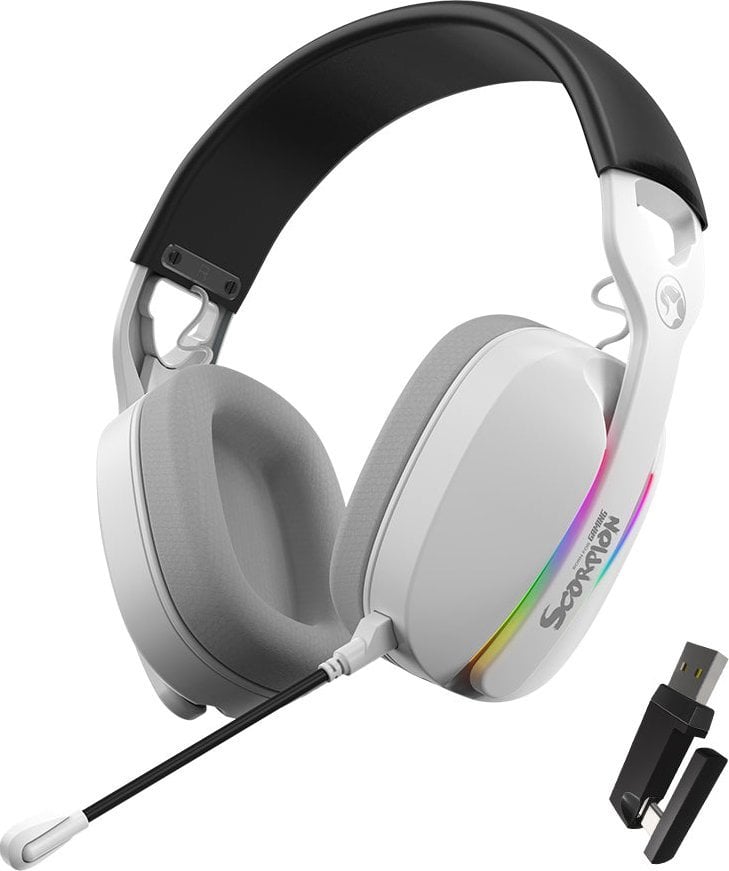 Kufje gaming Marvo Scorpion HG9086W, tri-mode Bluetooth 2.4GHz dhe me kabllo, RGB