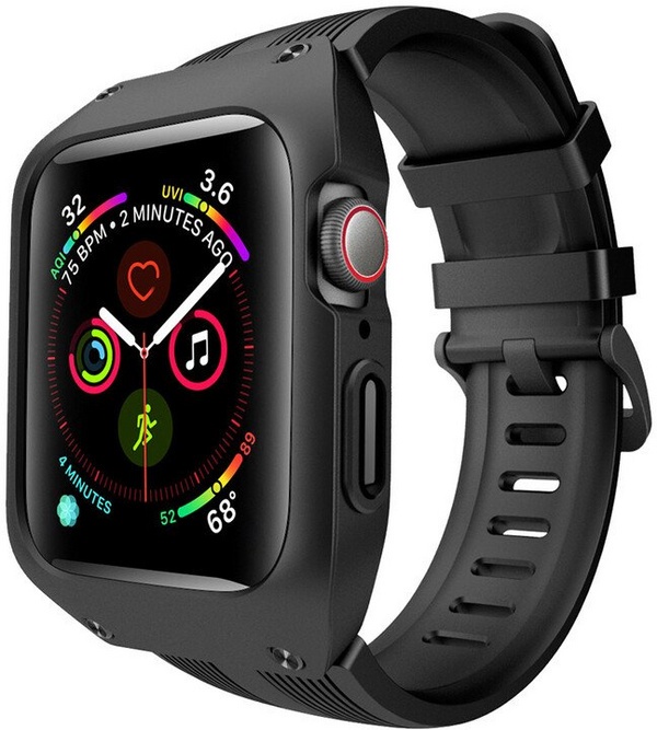 [OUTLET] Rrip silikoni MAX MAS13 për Apple Watch, 38/40mm, i zi
