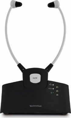 Kufje pa tela TechniSat STEREOMAN ISI 3, HiFi, Bluetooth, të zeza